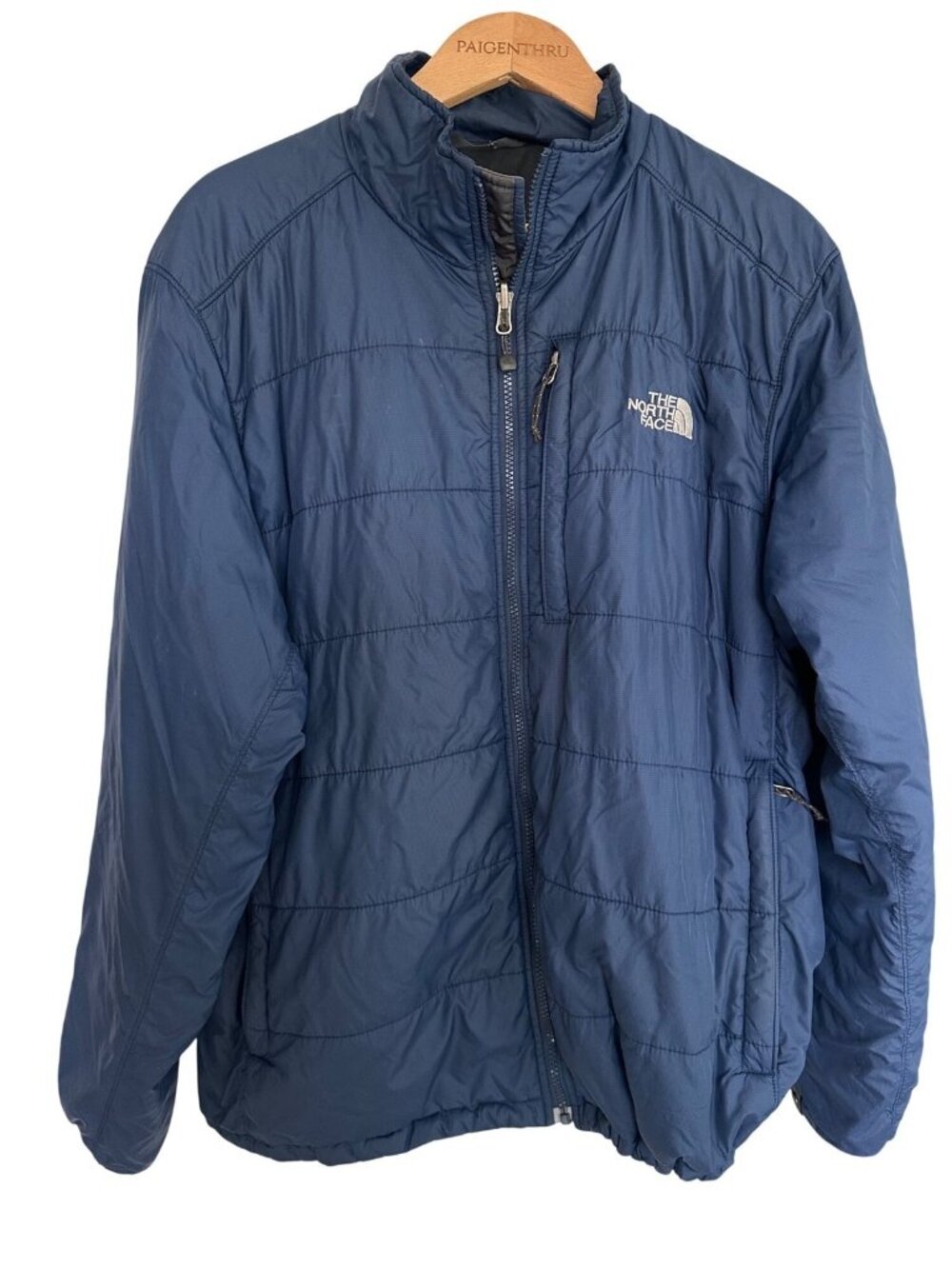 The North Face Men's XL Primaloft Insulated Lightweight Blue Puffer Jacket